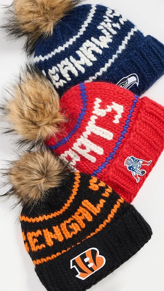 Lele Sadoughi   Bengals Beanie 