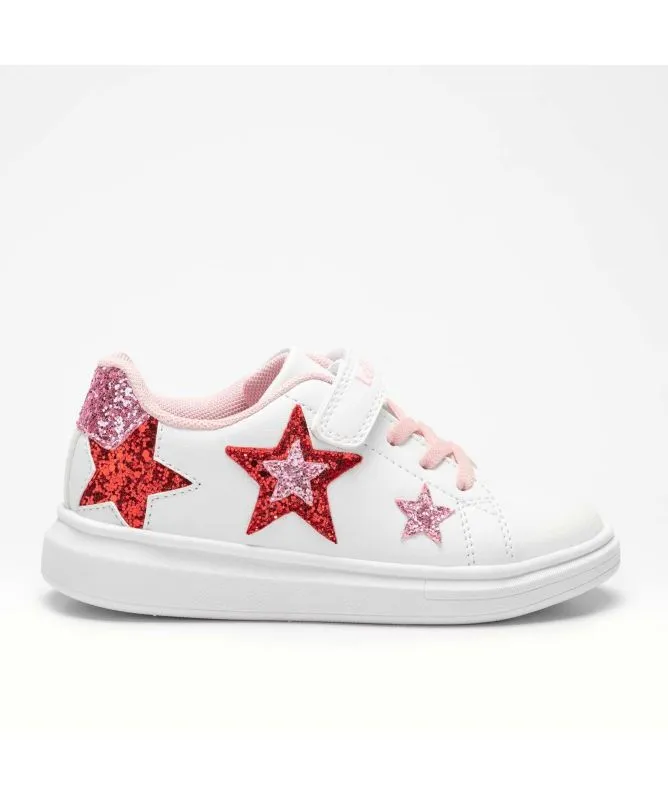 Lelli Kelly Girl's Star Strap Trainers | White-  LK5818 (AA52)