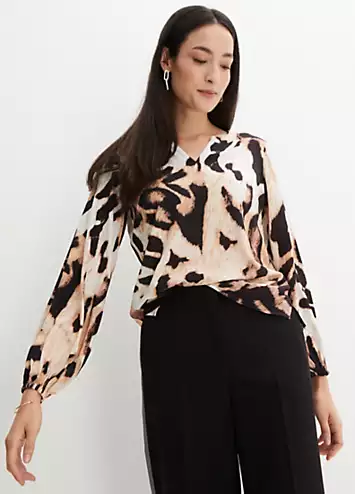 Leopard Print Tunic Top by bonprix | Look Again