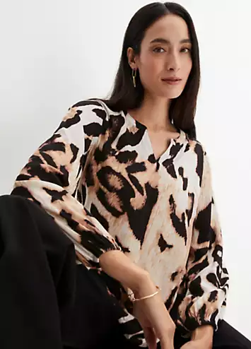 Leopard Print Tunic Top by bonprix | Look Again