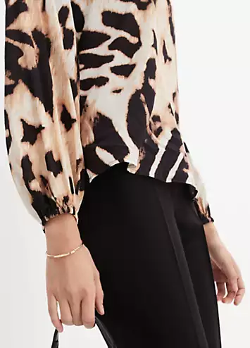 Leopard Print Tunic Top by bonprix | Look Again