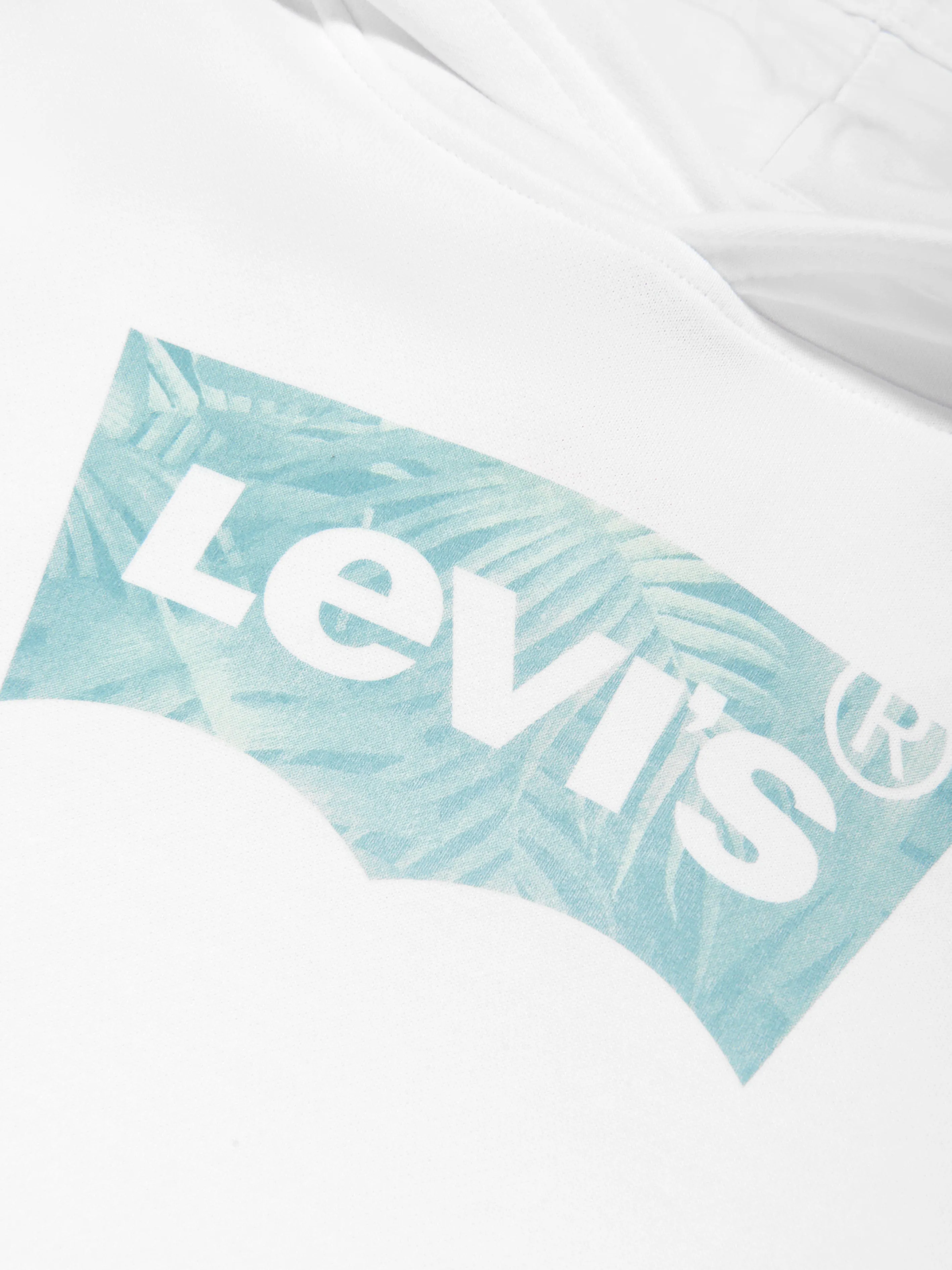 Levi's Wear Boys Palm Batwing Fill Hoodie in White