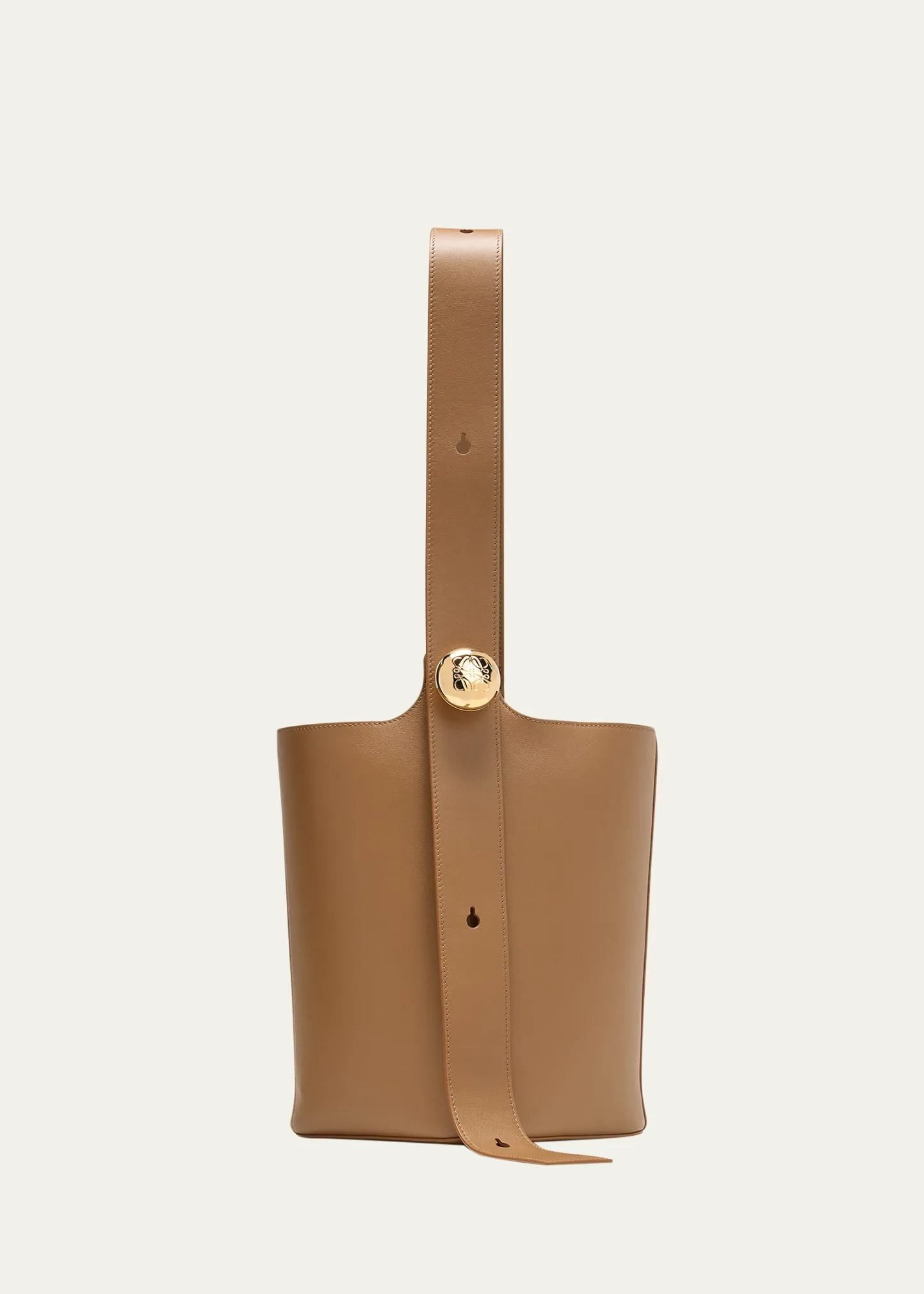 Loewe Anagram Pebble Leather Bucket Bag