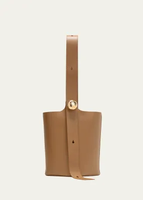 Loewe Anagram Pebble Leather Bucket Bag