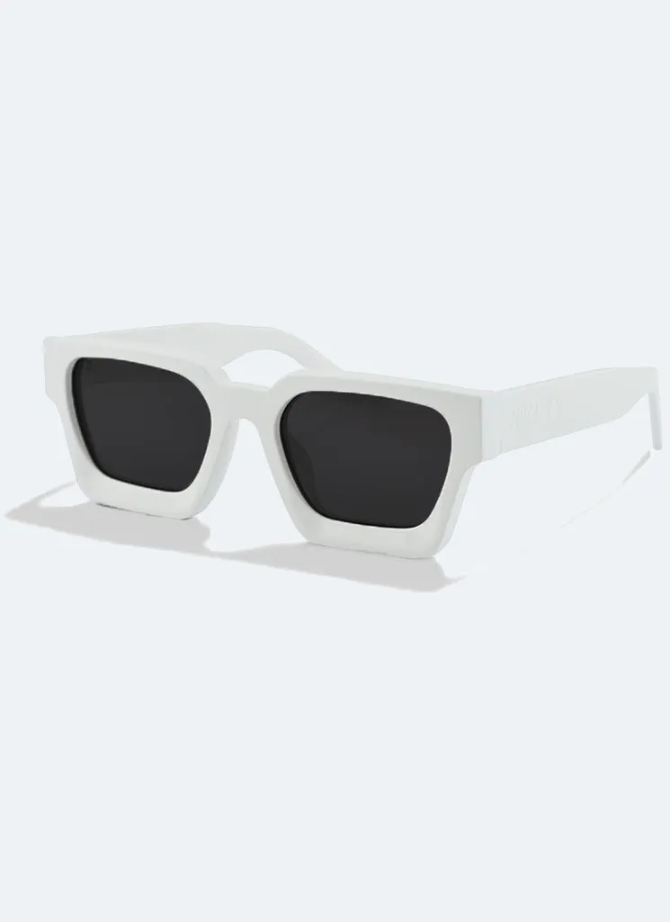 Logo Sunglasses - White