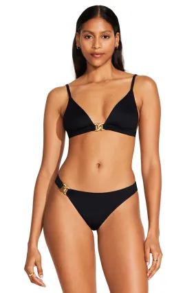 Luxe Link Triangle Bikini Top