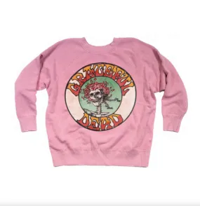 MadeWorn Grateful Dead Crew Fleece Sweatshirt IN PETAL