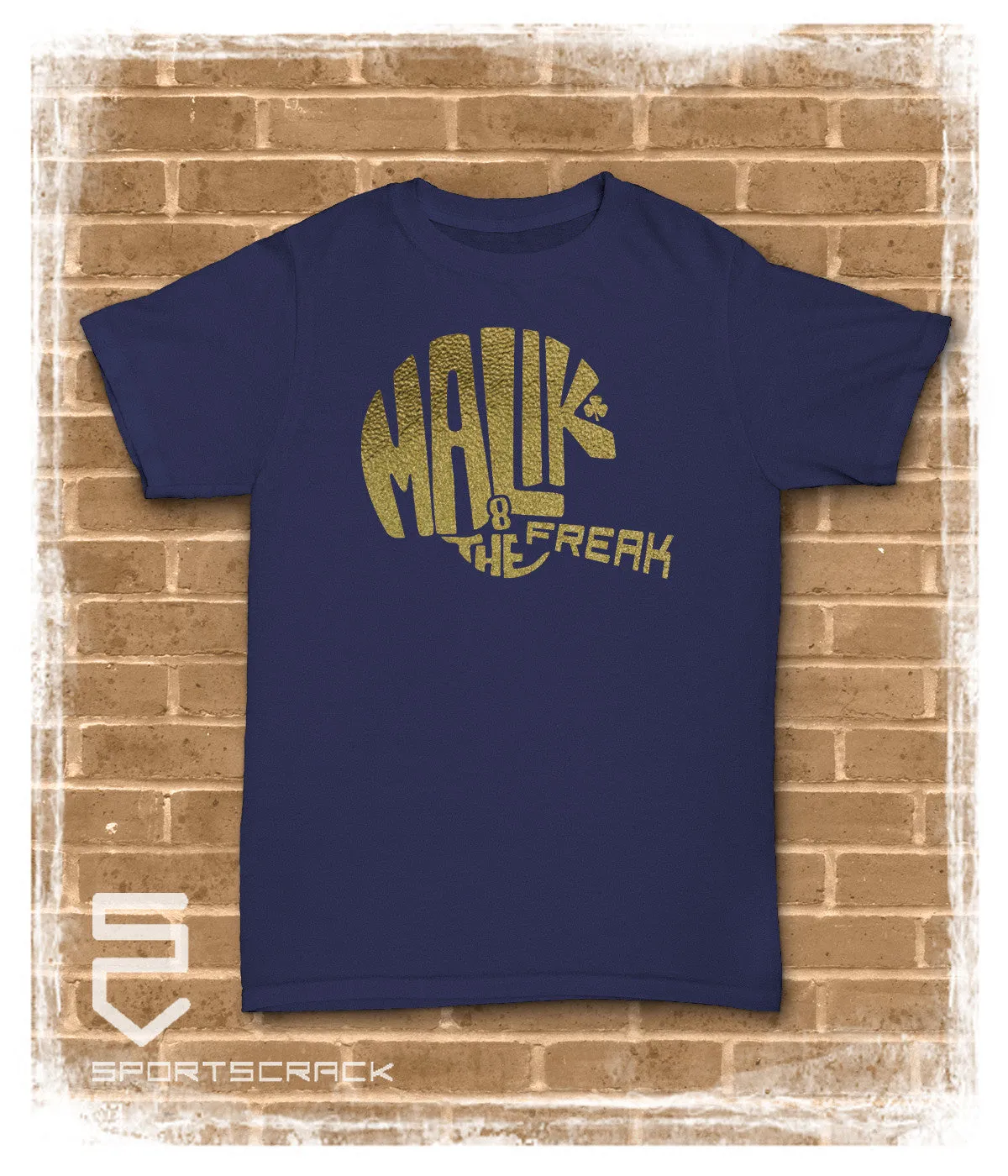 Malik The Freak Gold Helmet Shirt