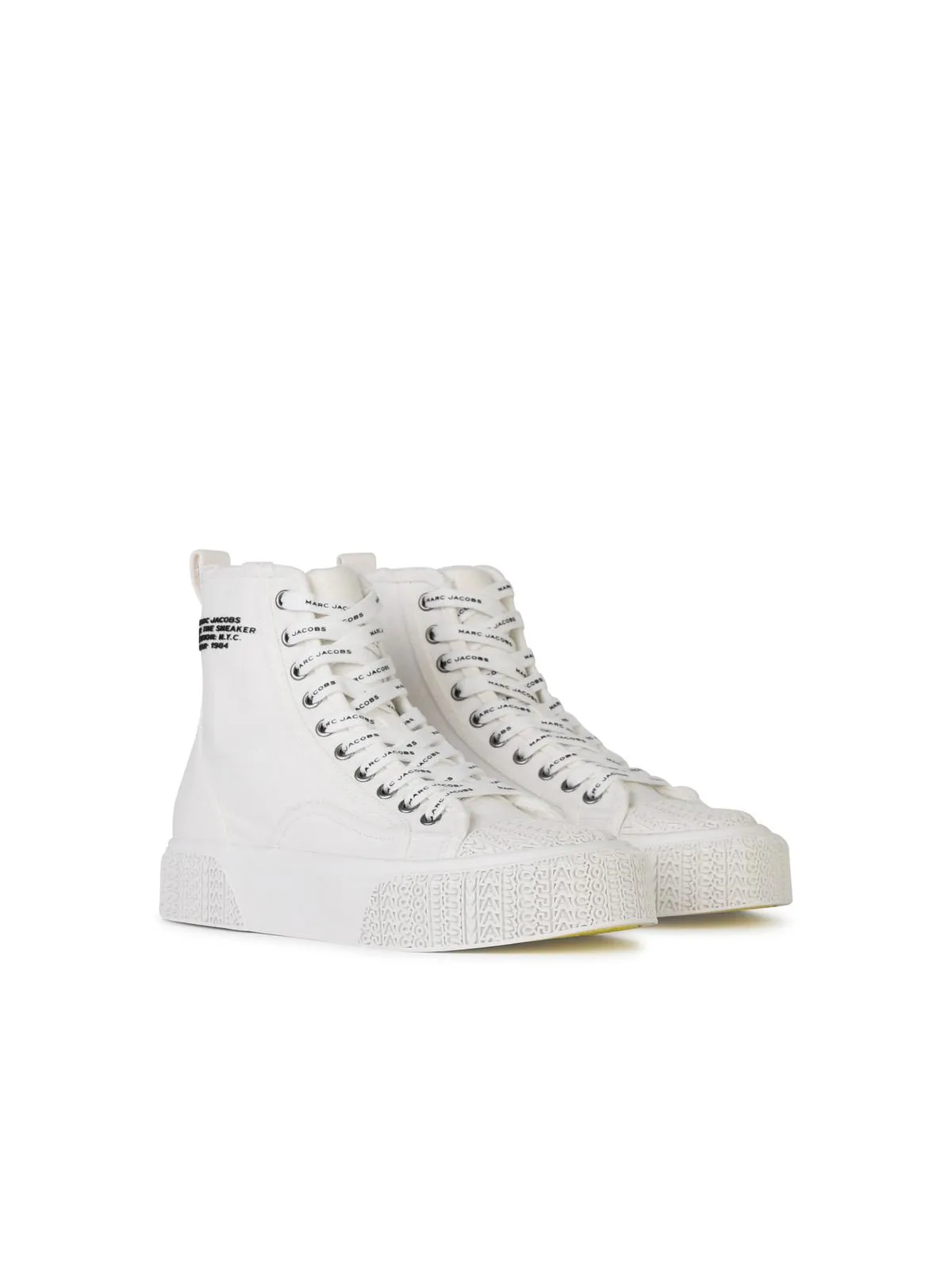 Marc Jacobs (The)    Marc Jacobs () ' High Top' White Tela Sneakers