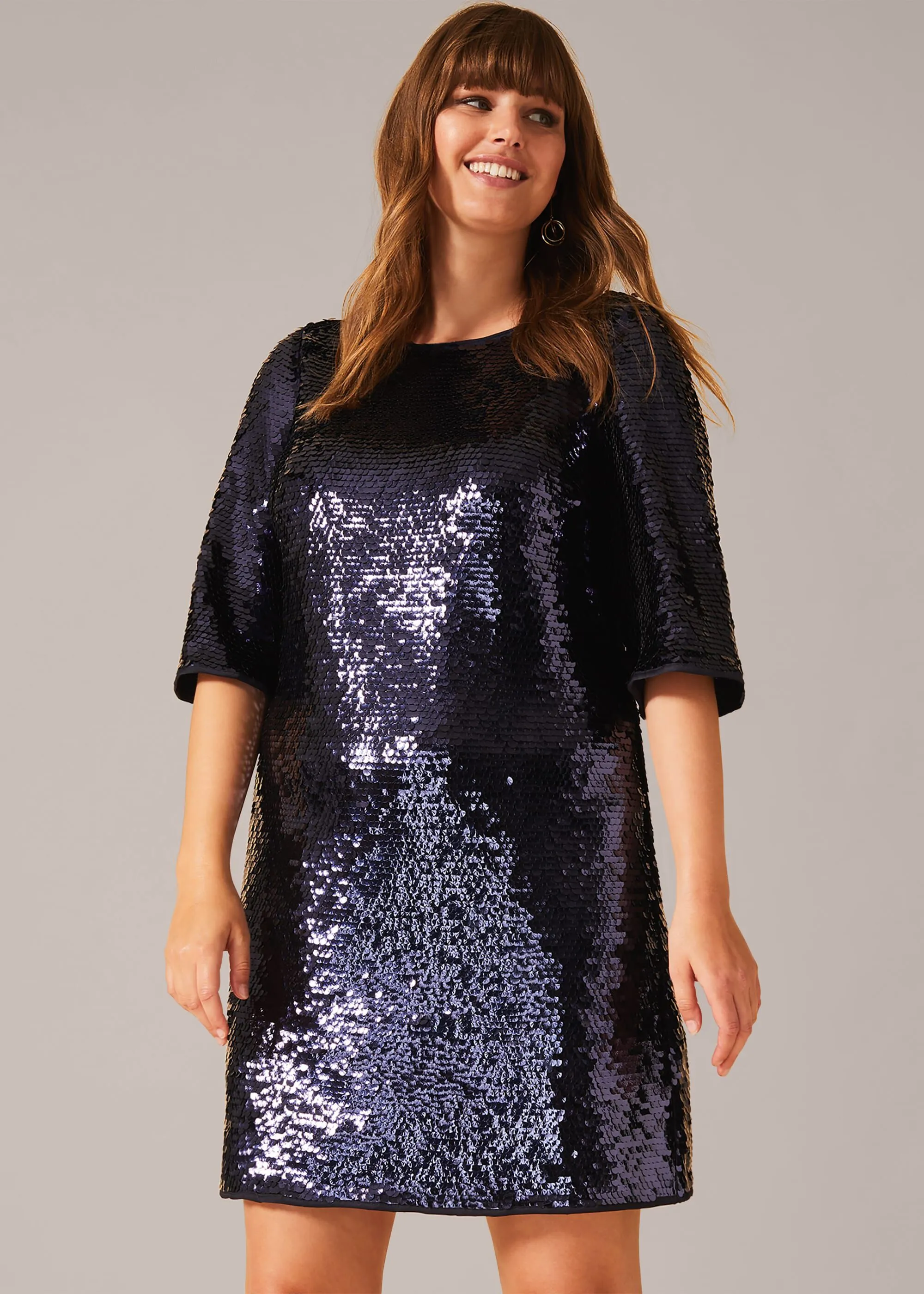 Martha Sequin Tunic Dress