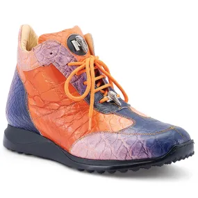 Mauri 8510 Changeling Alligator Sneakers Multi Apricot (Special Order)