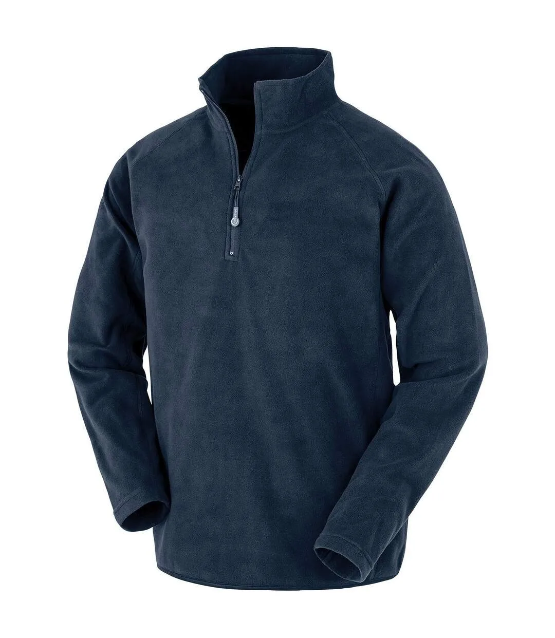 Mens fleece top navy Result Genuine Recycled