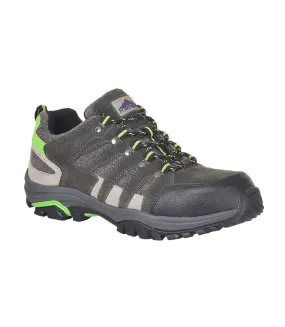 Mens steelite loire suede low cut safety trainers grey Portwest