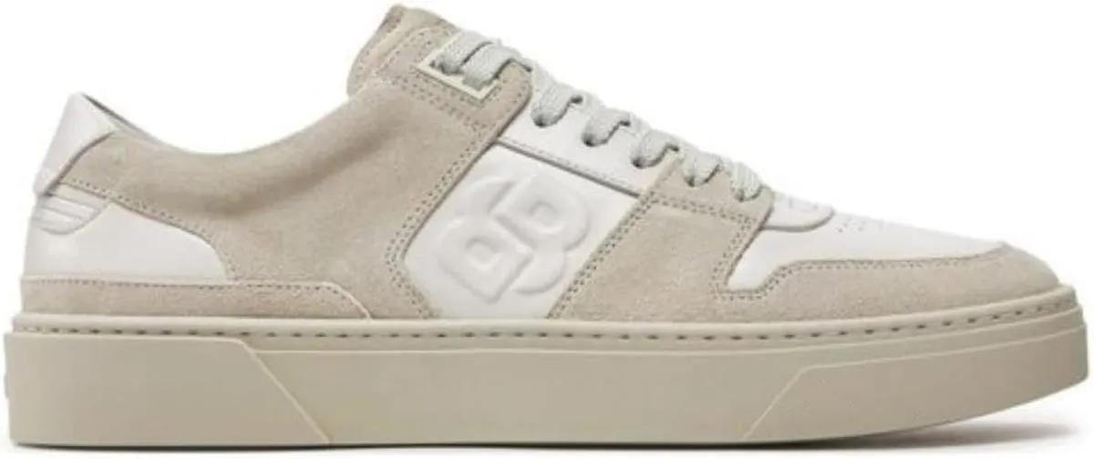 Men's Gary Suede Leather Tennis Sneakers - Open White