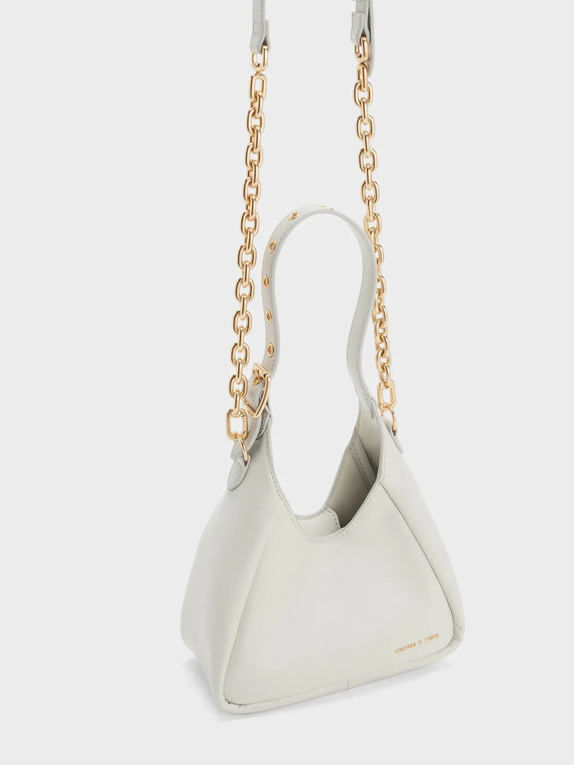 Mini Buzz Hobo Bag - White