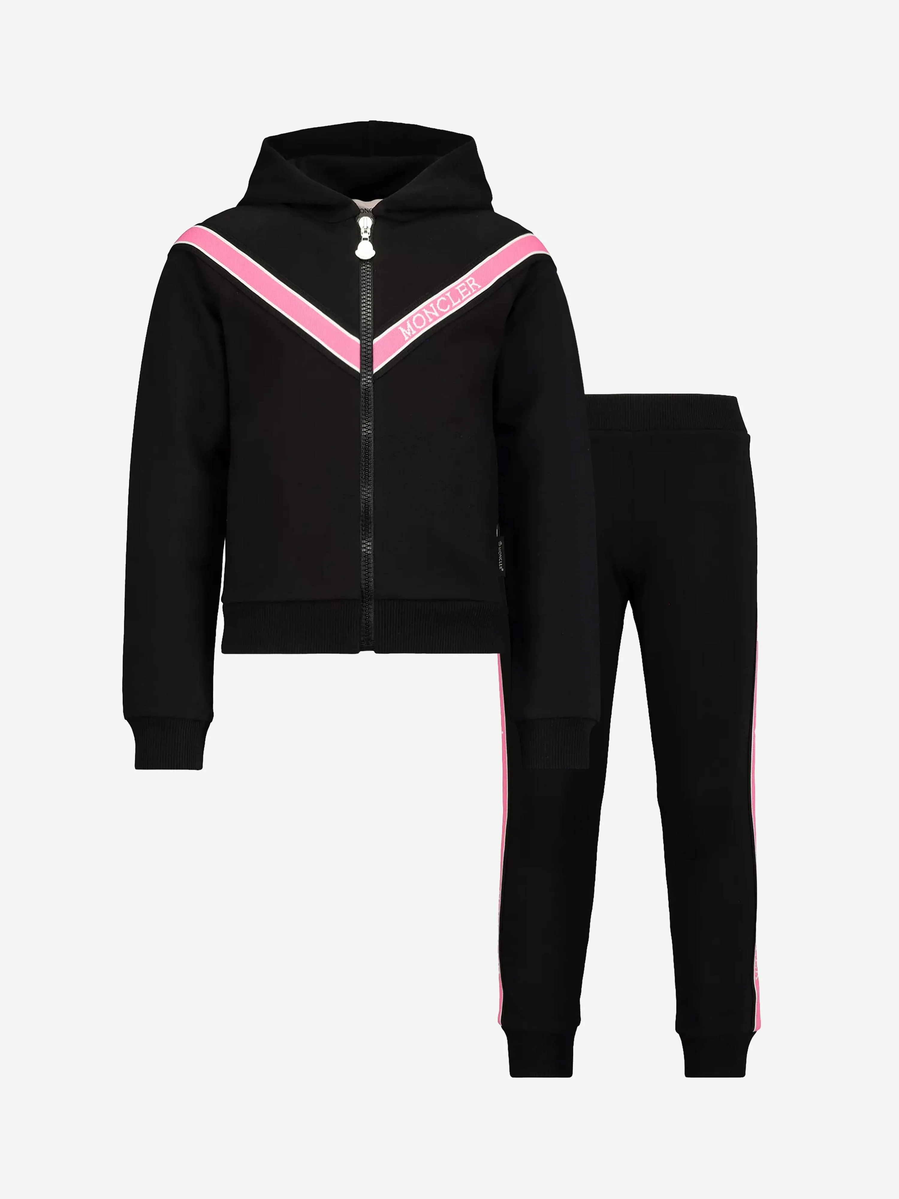 Moncler Enfant Moncler Girls Cotton Logo Tracksuit