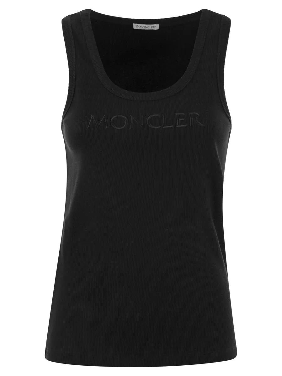 Moncler    Moncler Logo Embroidered Sports Vest