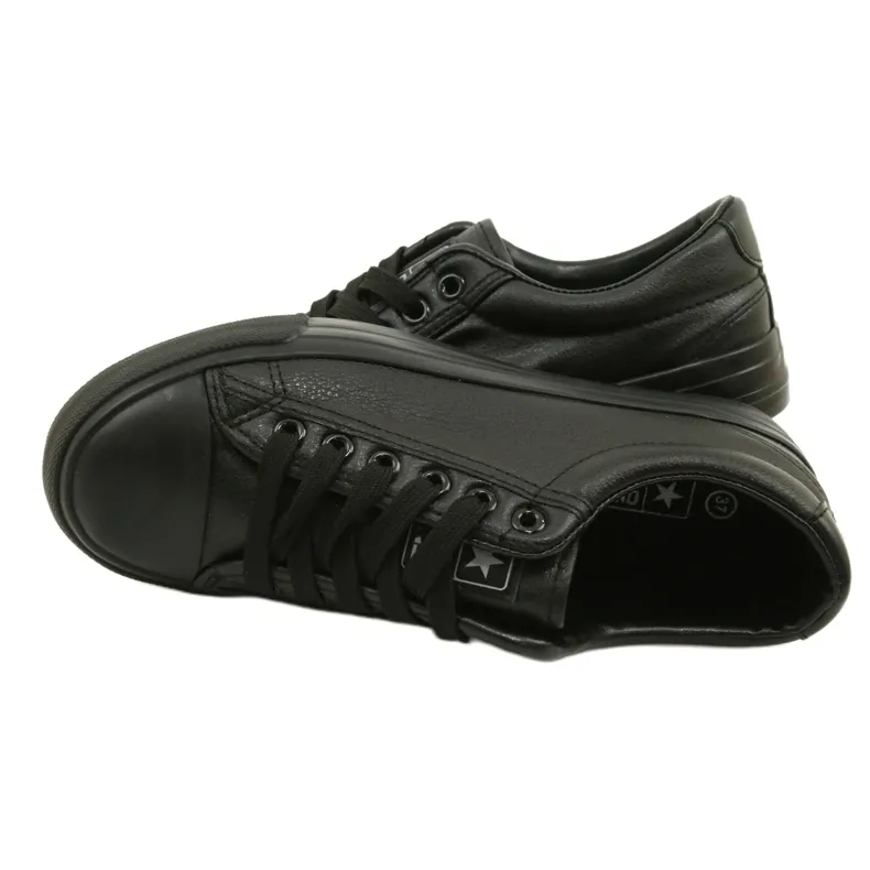 News Women's Black Sneakers 21SP02-1200