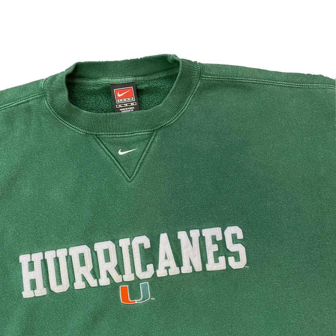 Nike Hurricanes Green Sweatshirt