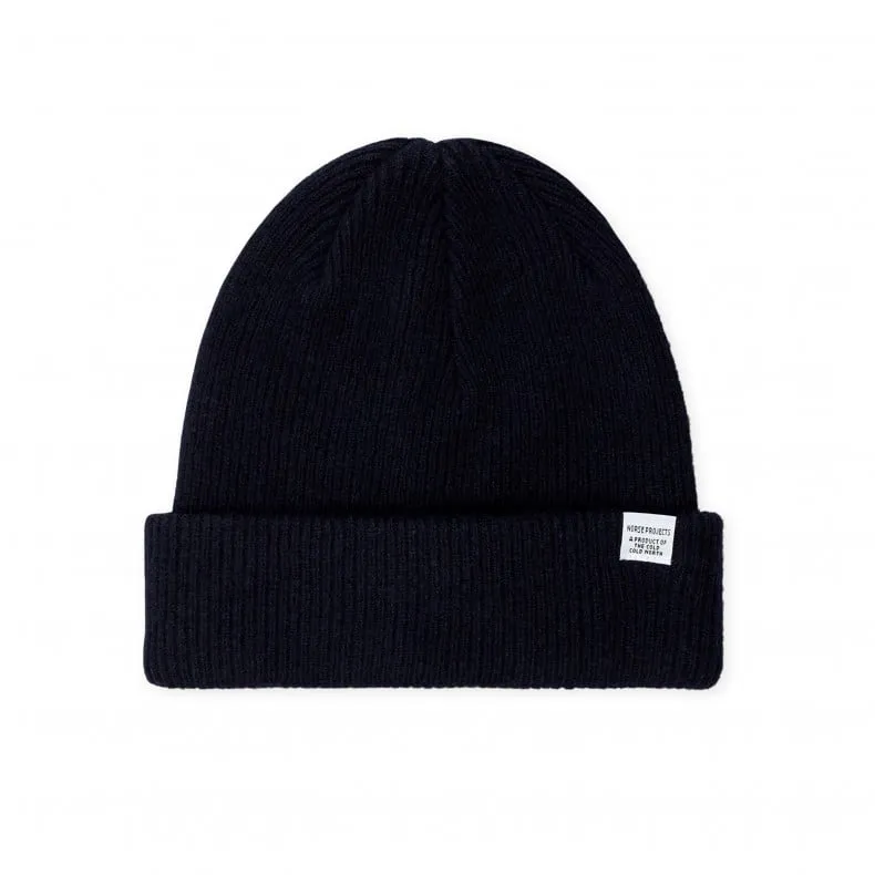 Norse Projects Beanie (Dark Navy)