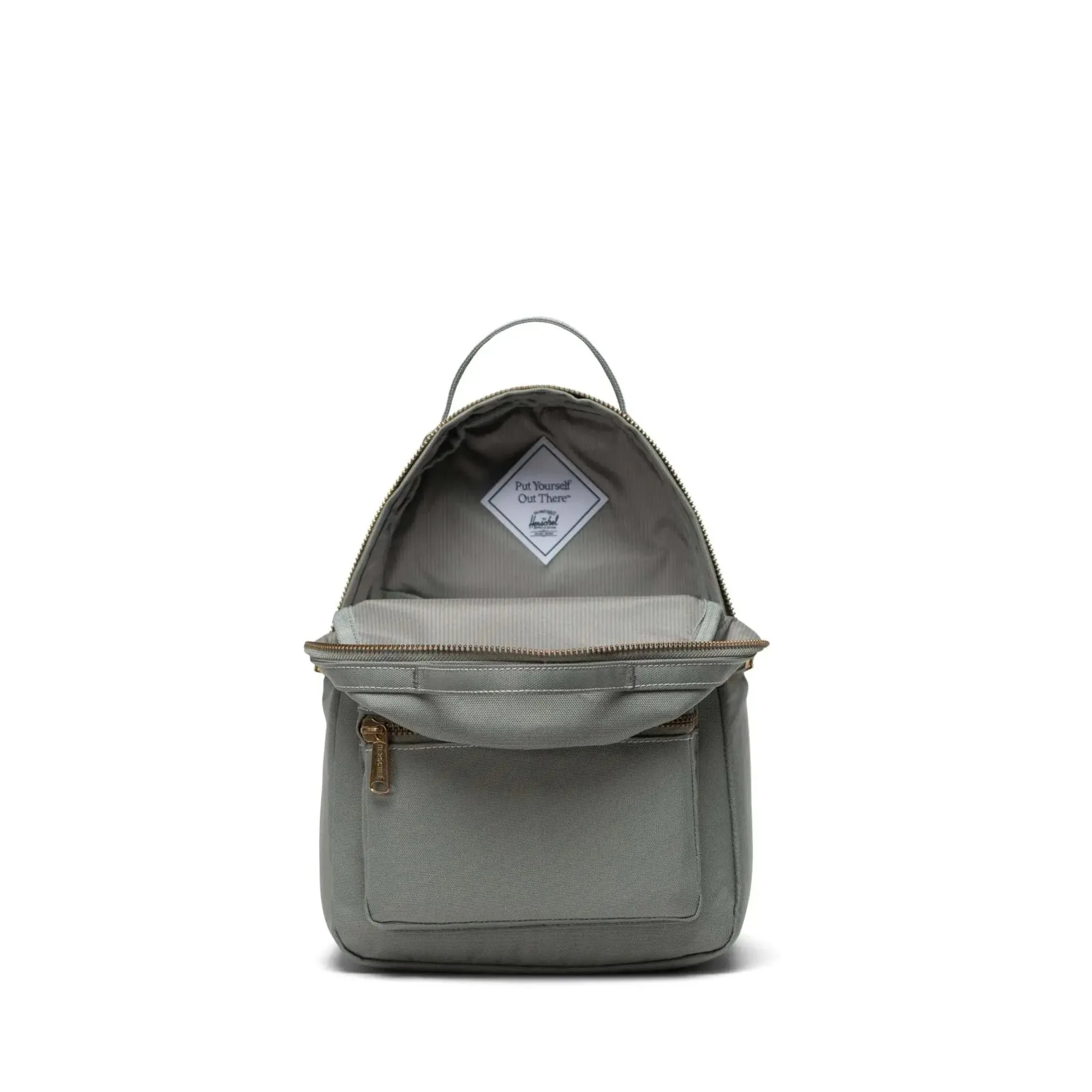 Nova Mini Backpack (Seagrass + White Stitch)