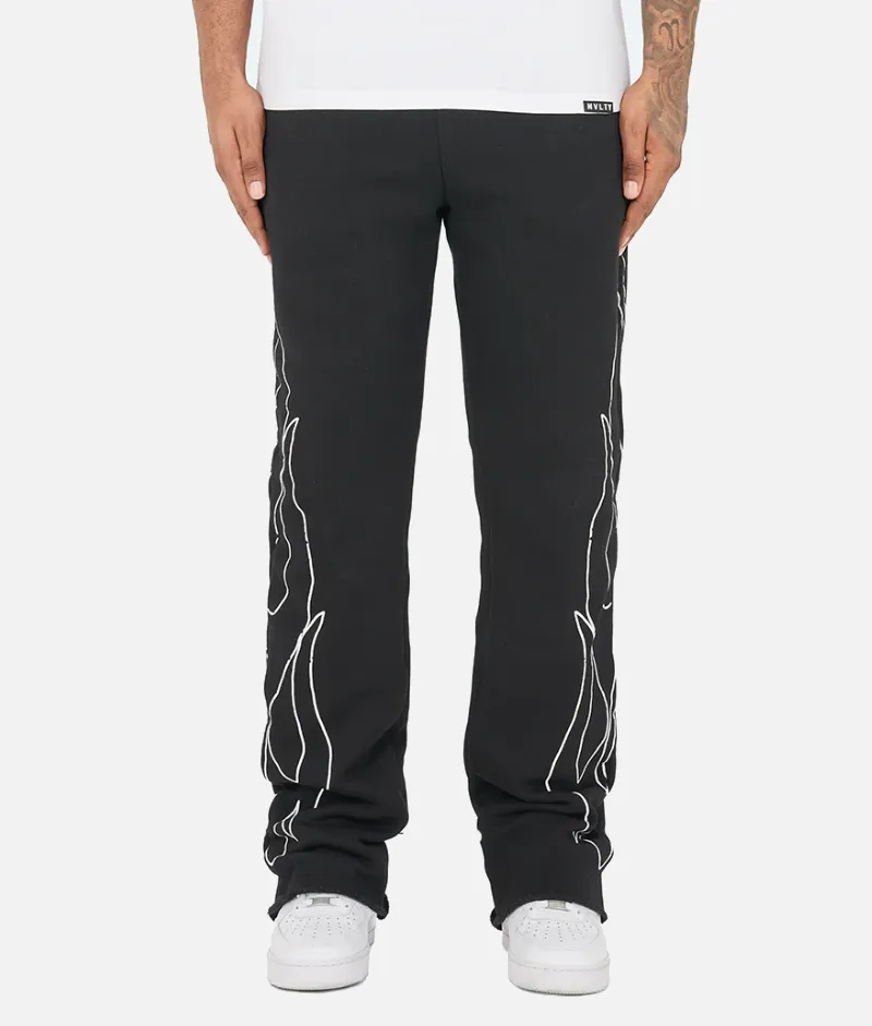 Nvlty Vintage Flame Tracksuit Black | Upto 30% Off