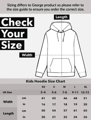 NW2 Lilo & Stitch Reading Lying Down Kids Grey Printed Hoodie | Kids | George at ASDA