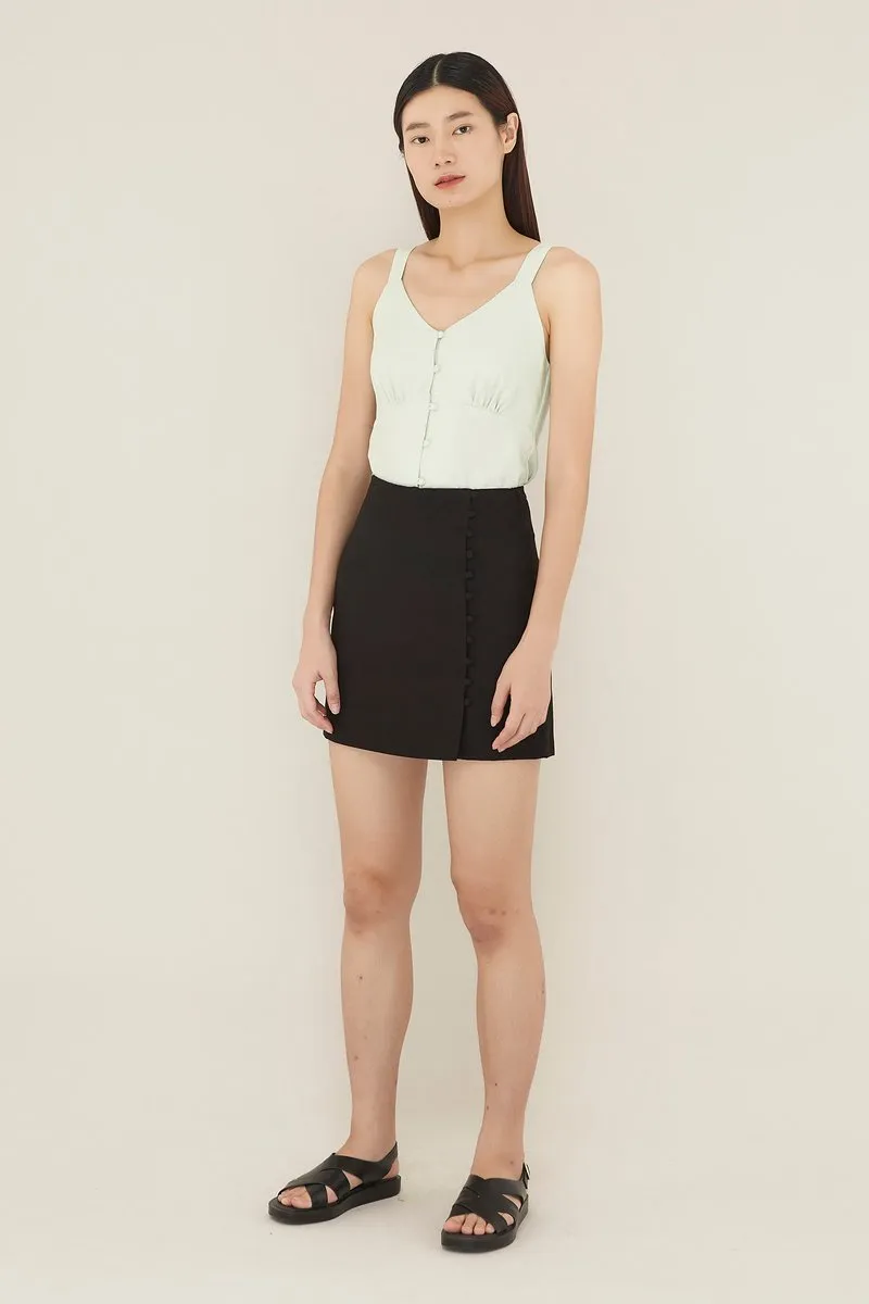 Olisa Side-button Skirt