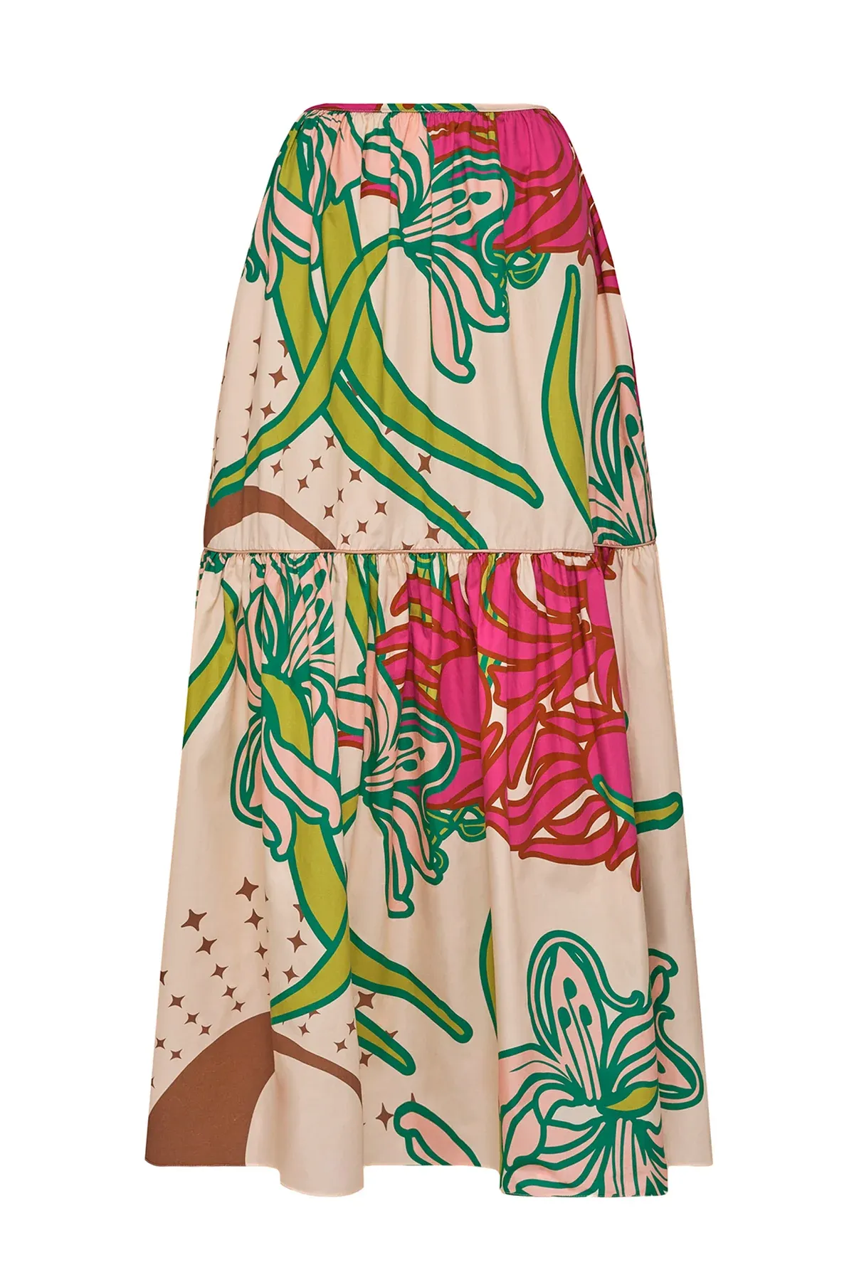 Ornella Cotton Maxi Skirt