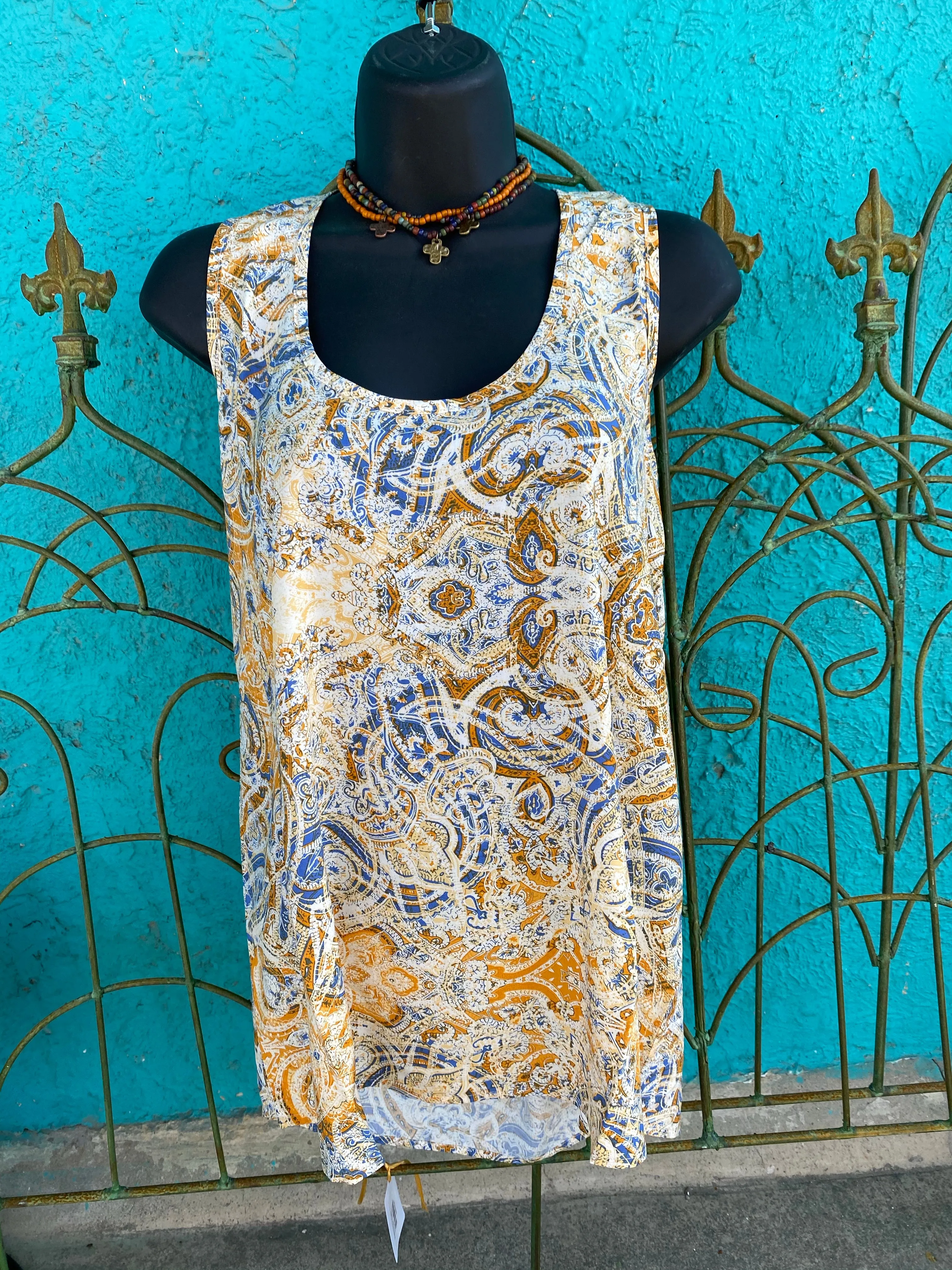 Paisley Boho Keilani Tank Top