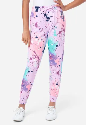 Patterned Fleece Jogger