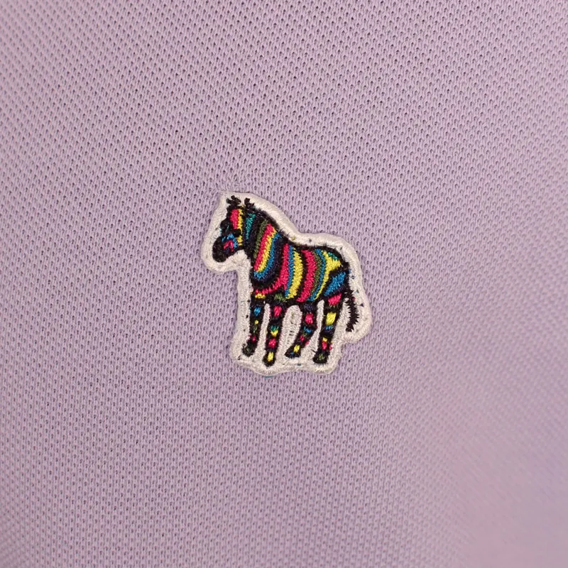 Paul Smith Lilac Zebra Polo Shirt