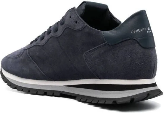 Philippe Model Paris TRPX suede low-top sneakers Blue