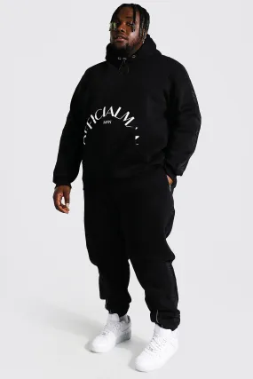 Plus Official Man Cargo Hooded Tracksuit