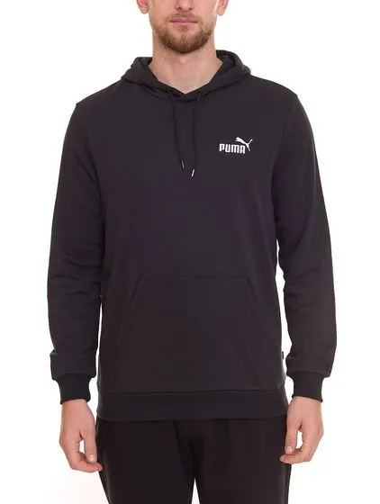 PUMA ESS Logo Men's Stylish Hoodie Cotton Hoodie with Logo on the Chest 679631 Grey, Black, Blue