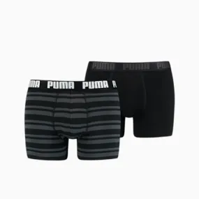 PUMA Heritage Stripe Men's Boxers 2 Pack | black | PUMA Best Cyber Deals | PUMA 