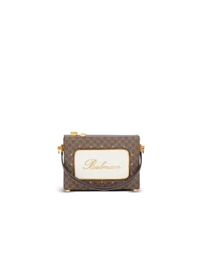 Radio monogram signature bag