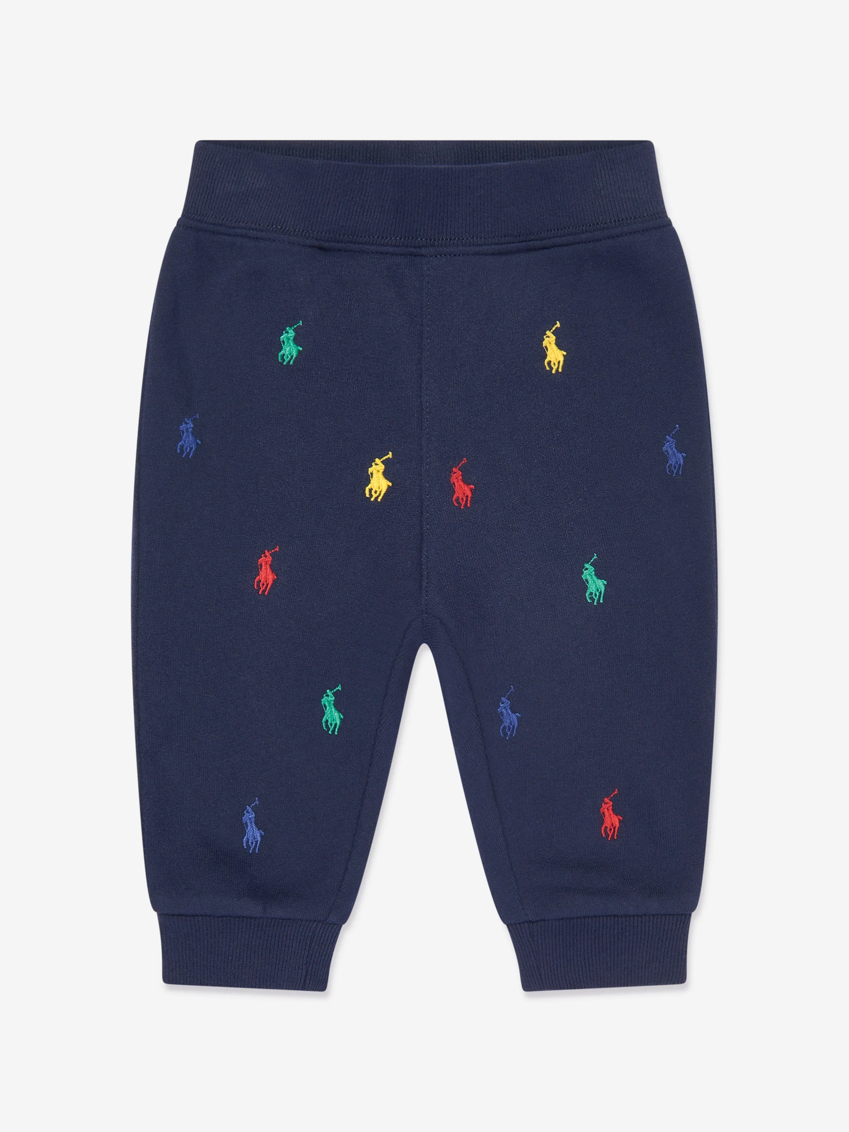 Ralph Lauren Baby Boys Multi Logo Tracksuit in Navy