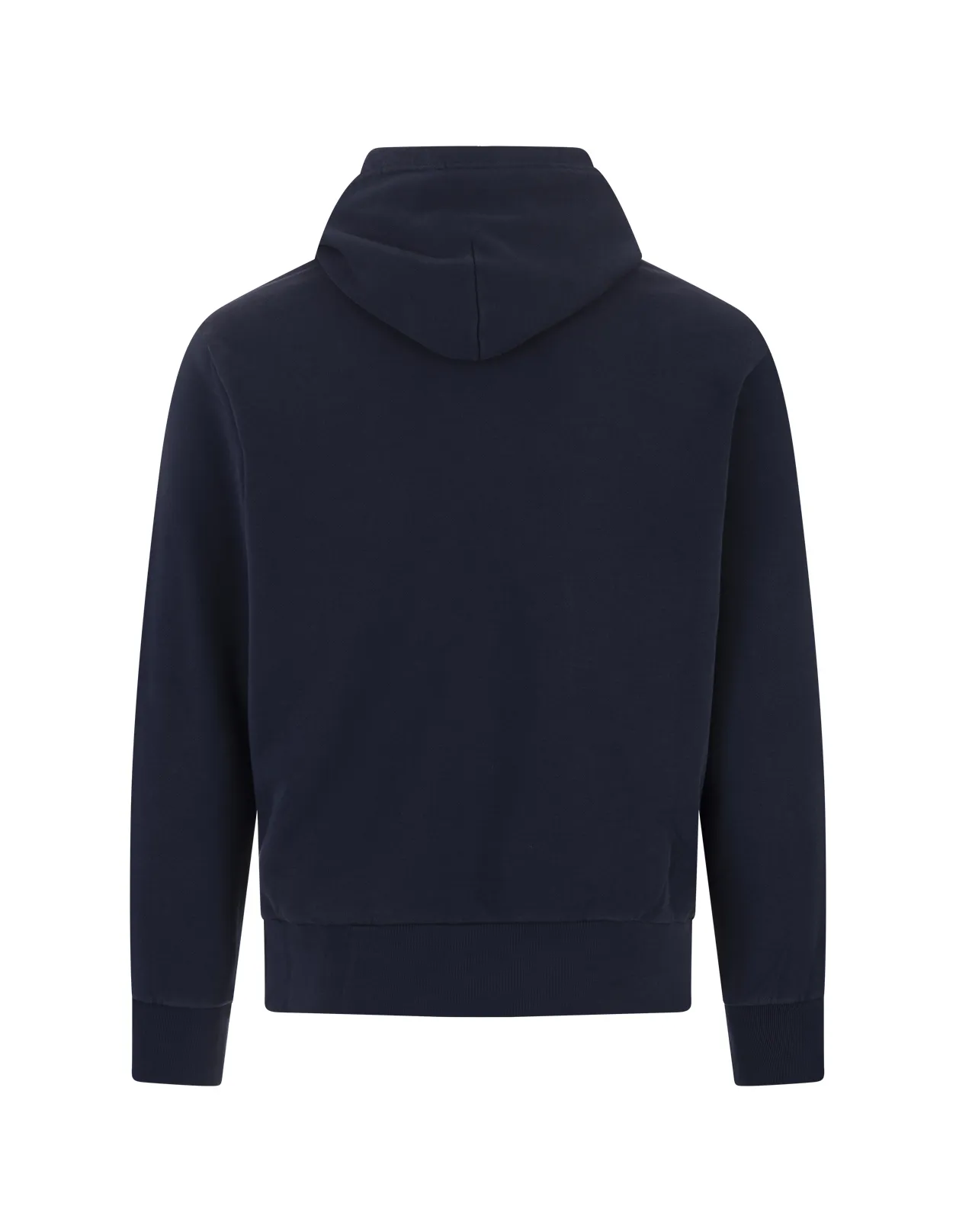 RALPH LAUREN Cruise Navy Cotton Loopback Hoodie