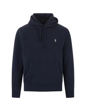 RALPH LAUREN Cruise Navy Cotton Loopback Hoodie