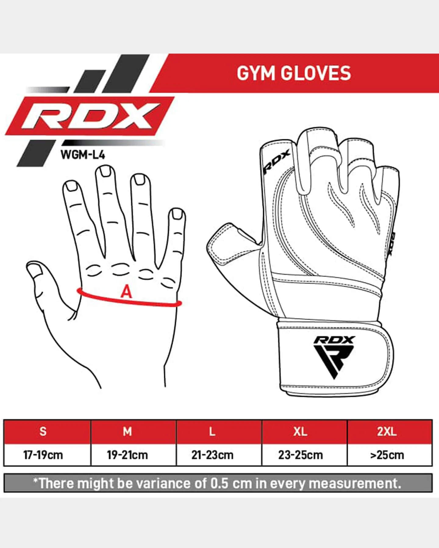 RDX Sports L4 Open Finger Weightlifting Gym Gloves