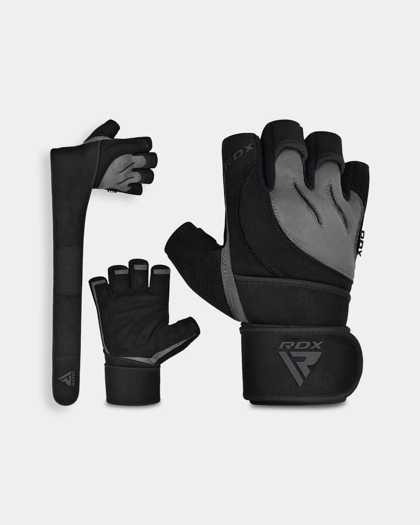 RDX Sports L4 Open Finger Weightlifting Gym Gloves