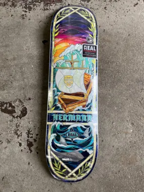 Real Hermann Cathedral Skateboard Deck 8.38"