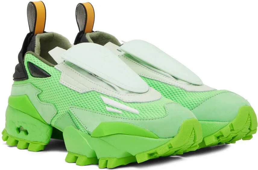 Reebok by Pyer Moss Green Experiment 4 Fury Trail Sneakers