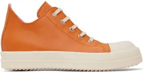 Rick Owens Kids Orange Low Sneakers