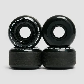 Ricta Clouds 92a Skateboard Wheels Black/Black 54mm