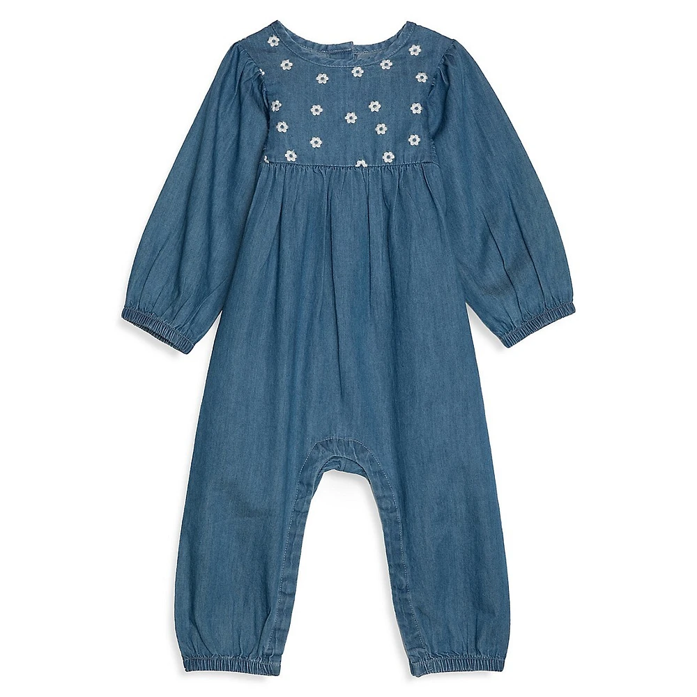 RISE LITTLE EARTHLING Baby Girl's Chambray Romper