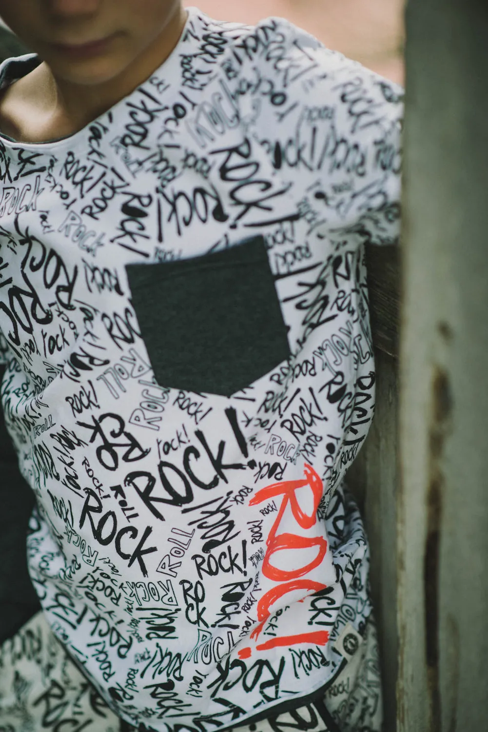 Rock Graffiti Baby Romper by: Mini Shatsu