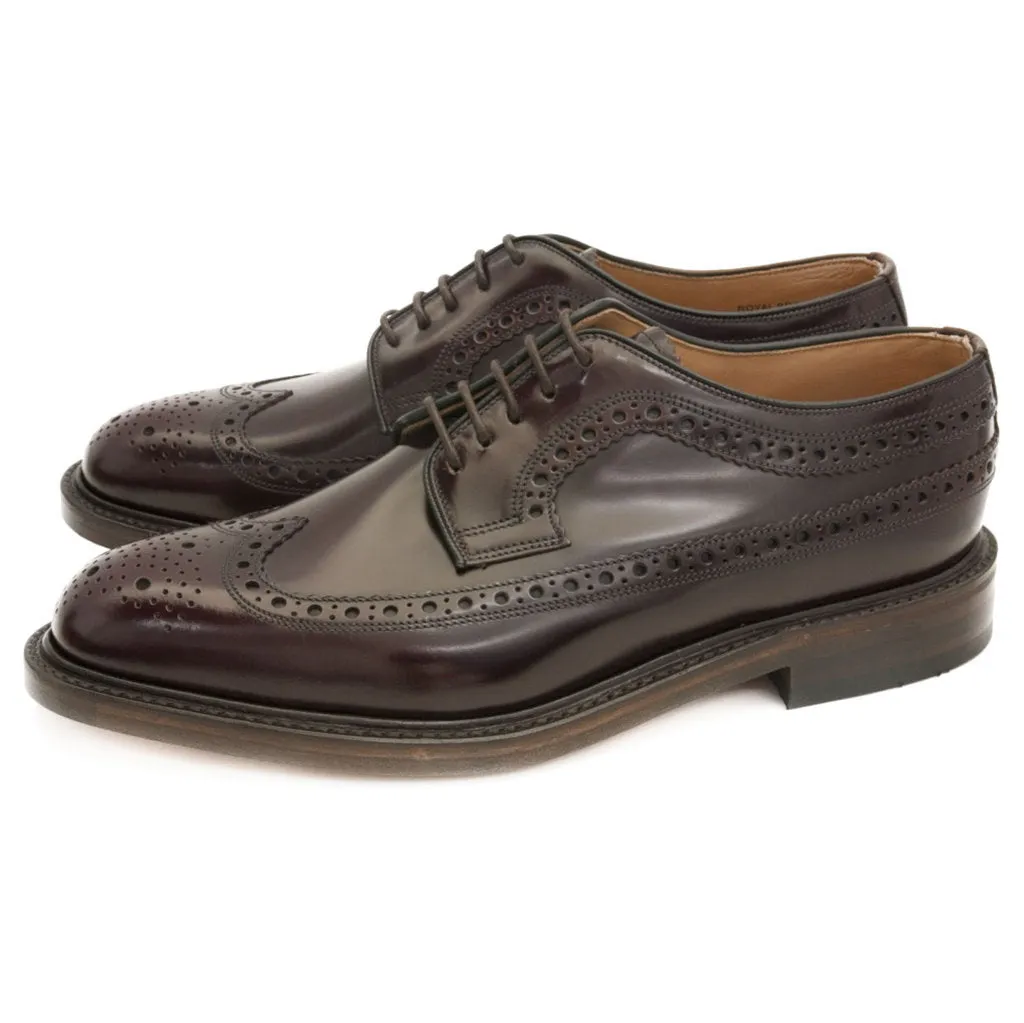 Royal Polished Leather Men's Brogue Shoes