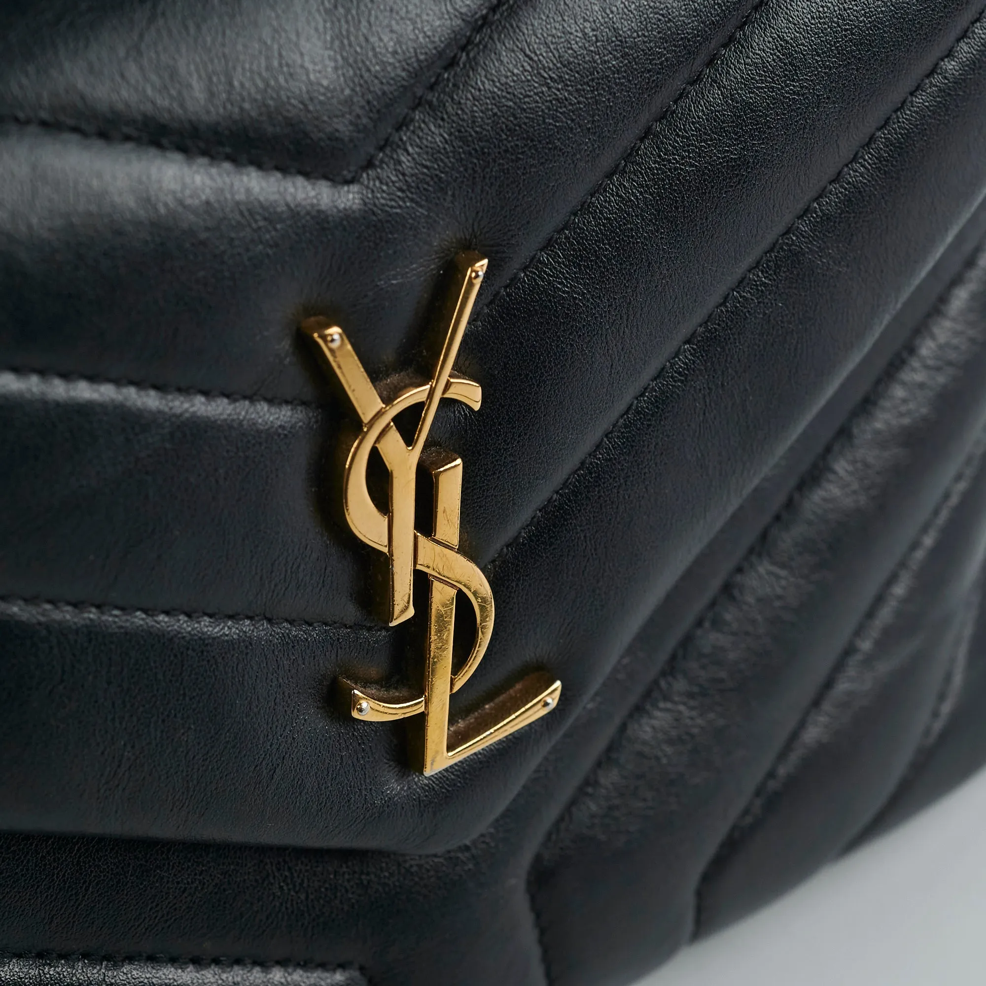 Saint Laurent Small Lou Lou Black Shoulder Bag